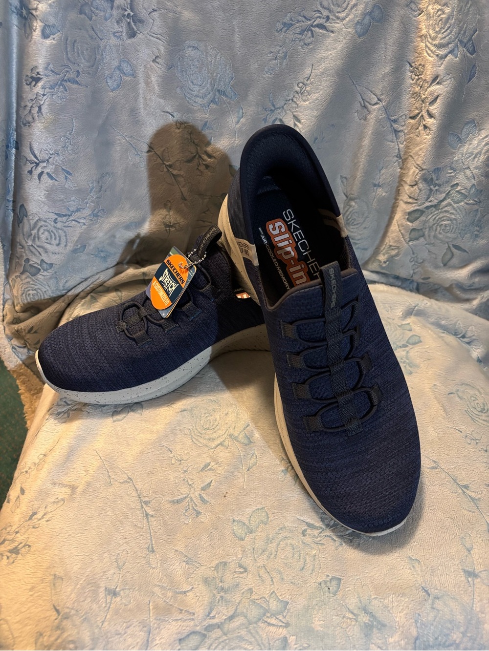 Skechers Slip-In Navy Men's Athletic Sneakers